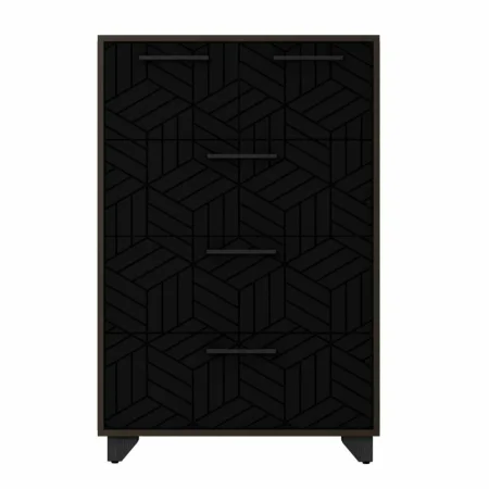 Комод Амстердам венге/черный матовый