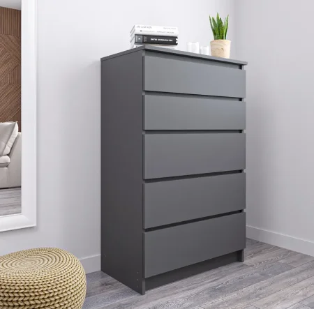 Комод высокий Мори МК 700.5 графит