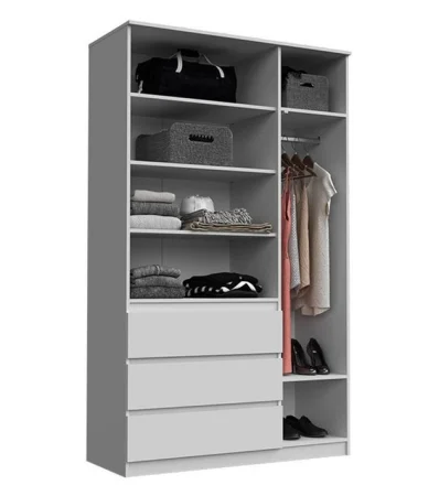 Шкаф Челси 1200 дуб сонома/белый глянец