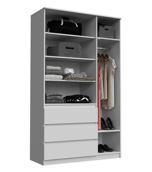 Шкаф Челси 1200 дуб сонома/белый глянец