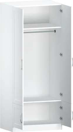 Шкаф 2-дверный Классика 7.15 белый