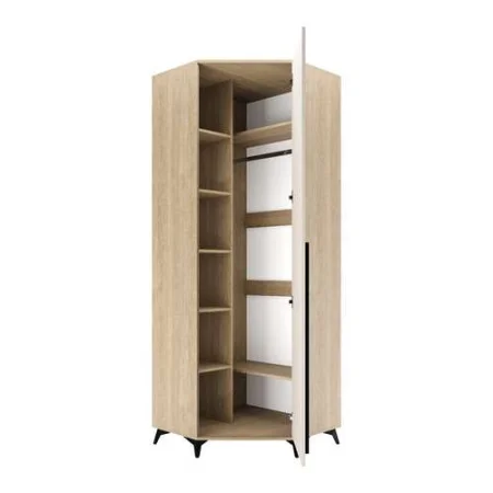 Шкаф угловой Ева 800 1С дуб экспрессив/сатин