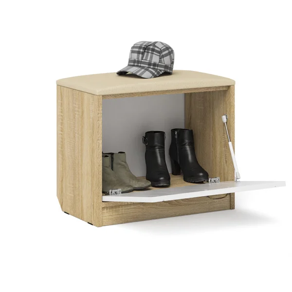 Тумба П-6 дуб сонома/белое дерево фрезеровка прованс