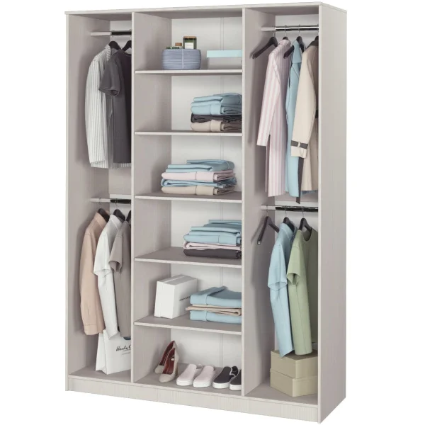 Шкаф 4-створчатый Азалия-24 бодега белый