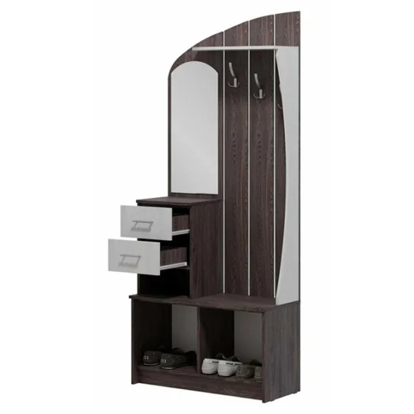 Прихожая Саша-20 ясень анкор темный/ясень анкор светлый