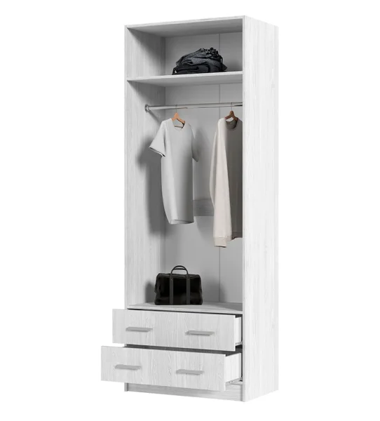 Шкаф 2-х створчатый Дуэт ясень анкор светлый