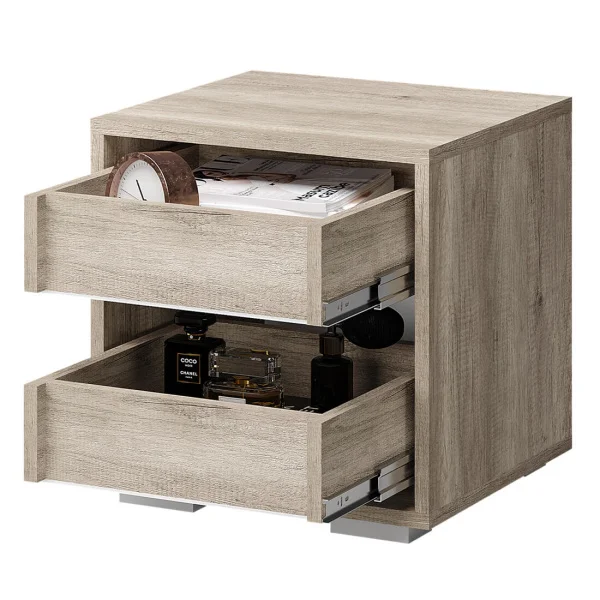 Прикроватная тумба Наоми ТБ-15 дуб каньон/графит