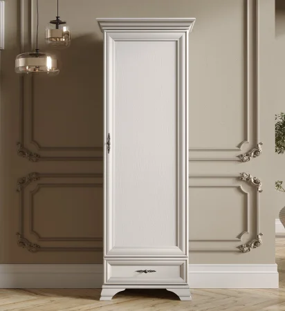 Шкаф однодверный Кентаки REG1D1S белый