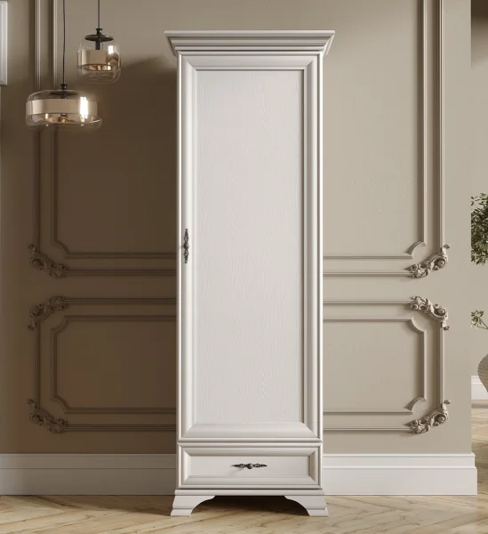 Шкаф однодверный Кентаки REG1D1S белый