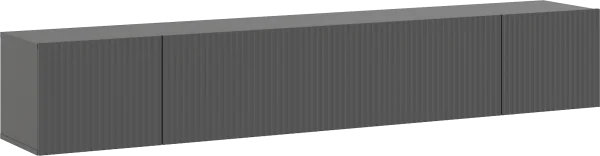 Подвесная тумба ТВ Оскар графит/графит софт Подвесная тумба ТВ Оскар графит/графит софт