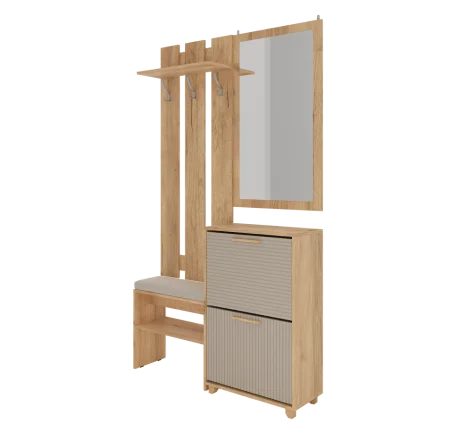 Прихожая Ньерд дуб вотан/ива пепельная