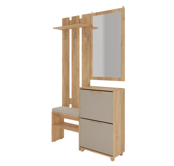 Прихожая Ньерд дуб вотан/ива пепельная