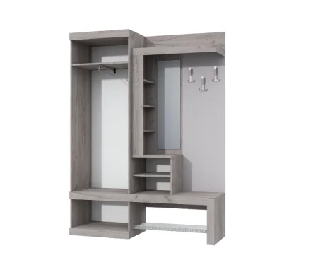 Прихожая Дуэт дуб крафт серый/кашемир