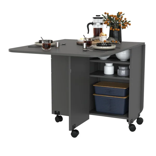 Стол-книжка с ящиками 1-6702 графит Стол-книжка с ящиками 1-6702 графит