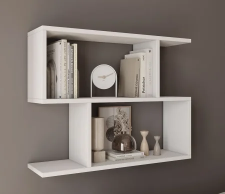 Полка навесная Мори МПН 680.1 белый