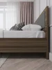 Кровать Роза 160 орех франклин/графит скин ройс
