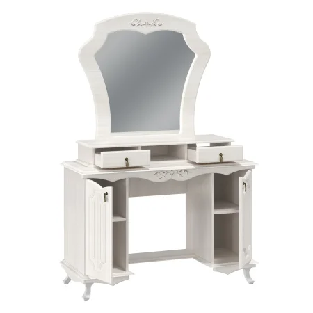 Столик туалетный Кантри 06.33 вудлайн кремовый/сандал белый