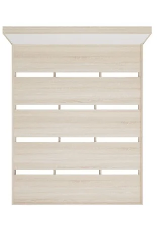 Кровать парящая Копенгаген 160 дуб сонома/белый матовый