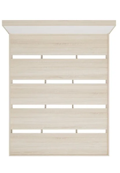 Кровать парящая Копенгаген 160 дуб сонома/белый матовый