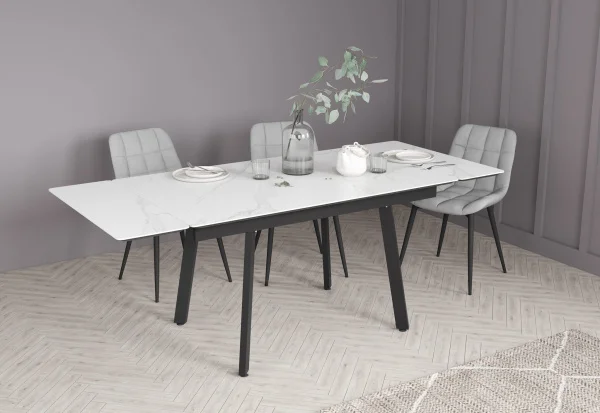 Стол керамический Герцог 1400х800х300 белый Стол керамический Герцог 1400х800х300 белый