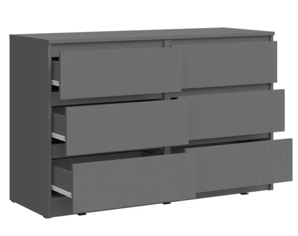 Комод Челси 1202 6 ящиков графит