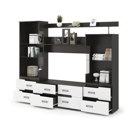 Гостиная Града венге/белый глянец