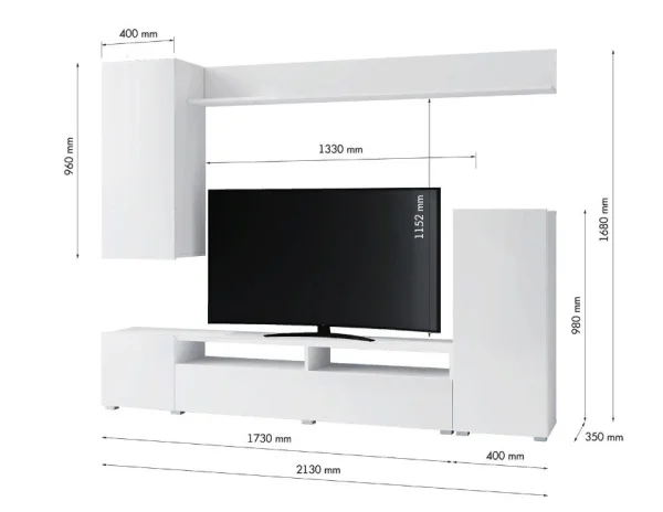 Гостиная Лира белый