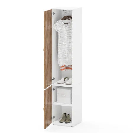 Пенал Лидер-8 МД 21Б белый шагрень/крафт золото