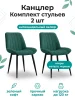 Стул Канцлер зеленый (2 шт)