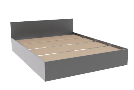 Кровать двуспальная Мори КРМ 1600.1 графит