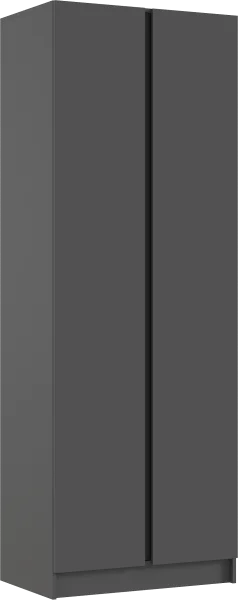 Шкаф 2-х створчатый Келвин 800 графит