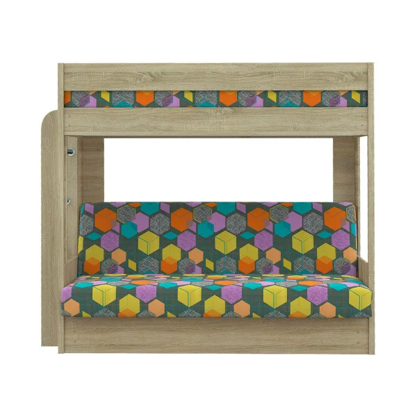 Диван-кровать двухъярусная дуб сонома