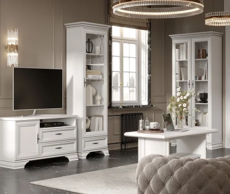 Тумба под телевизор Кентаки RTV 1D2S белый