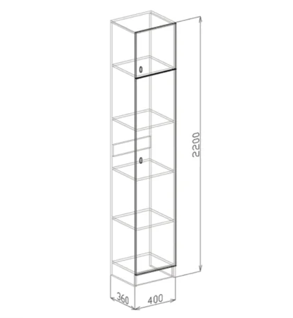 Пенал Вега гикори джексон/керамик софт