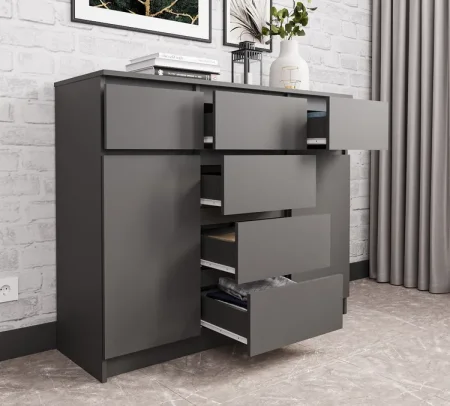 Комод Мори МК 1200.4 графит