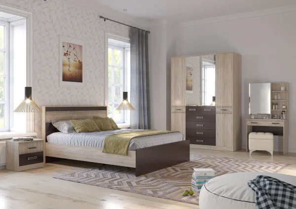 Трюмо Румба 4-2524 дуб сонома/венге