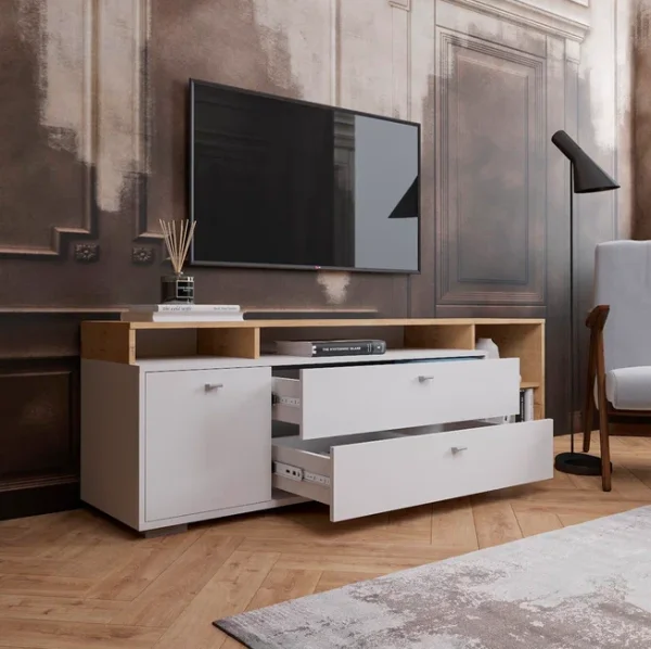 Комод-тумба Ланс К202 белый/дуб бунратти