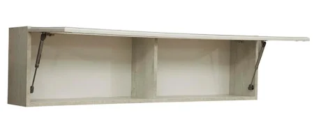 Полка навесная Сохо 32.18 бетон пайн белый