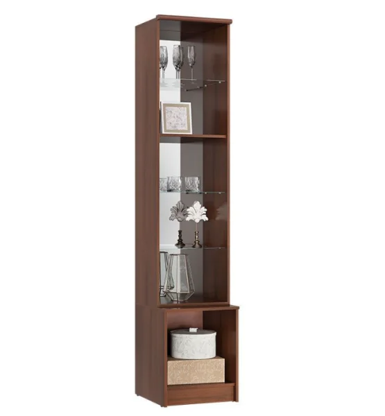 Шкаф для посуды Янна ЯН-13 орех пегас