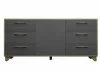 Комод Копенгаген дуб самдал/серый графит