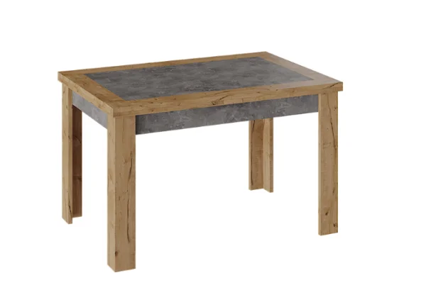 Стол раздвижной Хьюстон тип 4 дуб вотан/моод темный Стол раздвижной Хьюстон тип 4 дуб вотан/моод темный