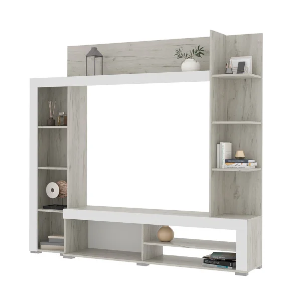 Гостиная Васанта дуб крафт белый/софт вайт