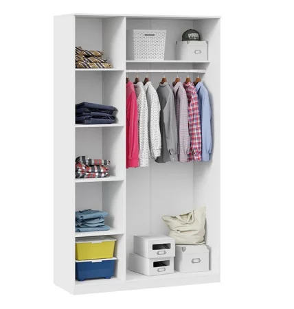 Шкаф комбинированный Агата белый