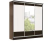 Шкаф-купе Токио 3-х створчатый венге/бодега
