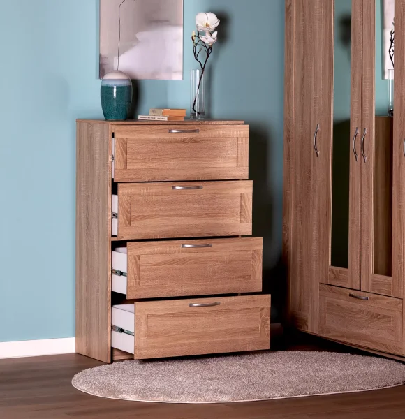 Комод Сириус 4 ящика дуб сонома