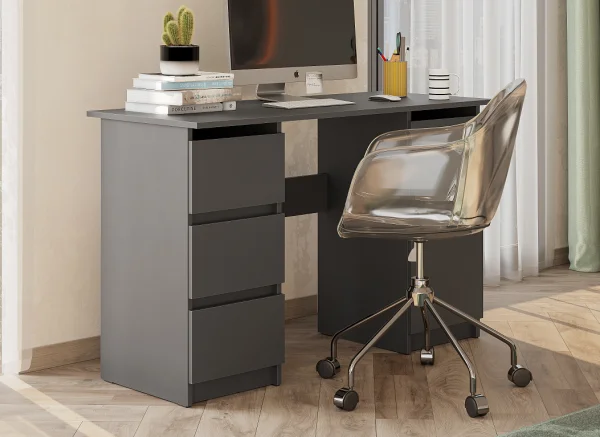 Стол письменный Денвер 1,2 графит серый