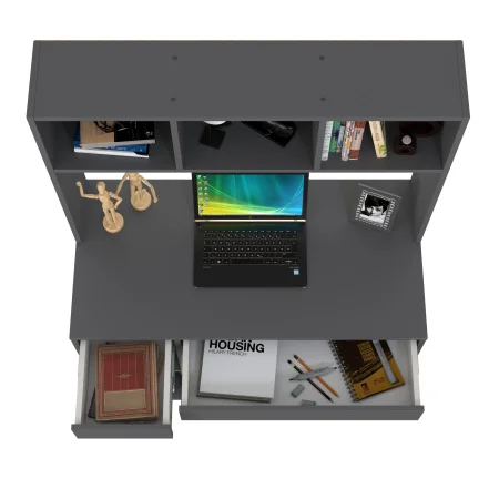 Стол компьютерный Комфорт 12.77 темно-серый