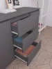 Комод с ящиками и дверками Мори МК 1203 графит