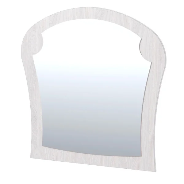 Зеркало Ольга-1Н белый экспо/анкор светлый