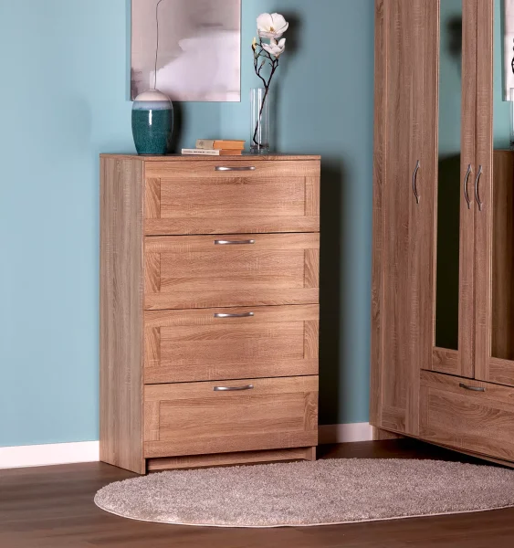 Комод Сириус 4 ящика дуб сонома